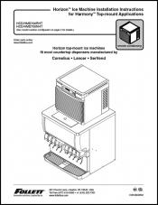 Horizon Ice Machine Installation Instructions for Harmony Top-mount Applications