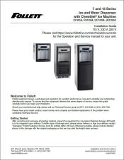 7 and 15 Series Ice and Water Dispensers 115 V, 230 V, 220 V Installation Instructions