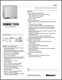REF1 Medical-Grade Countertop Refrigerator