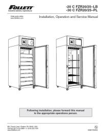 -20C FZR 20/25-LB, -30C FZR 20/25PL below serial number J62764
