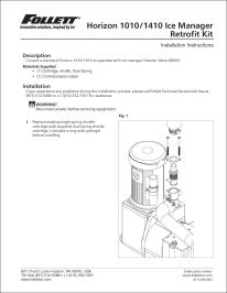 Horizon Elite 1010/1410 Series Ice Machine for Ice Manager Retrofit Kit