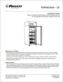 FZRVAC20/25–LB Installation Guide