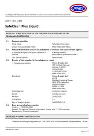 SDS-SafeCLEAN Plus Great Britain, English
