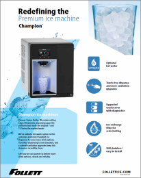 Champion ice machines