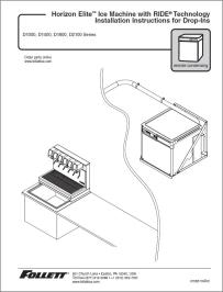Horizon Elite R449a Ice Machines with Remote Condensers RIDE Installation Instructions for Drop-In Dispenser Applications