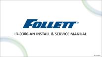 ID-0300-AN Ice and Water Dispenser Installation and Service Manual