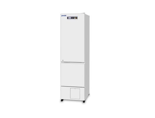 Follett combination refrigerator and freezer REFFZR9-ss solid door