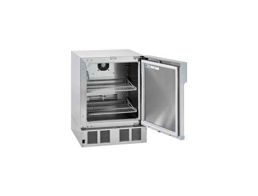 Infinity Series REF5i with door open showing two shelves