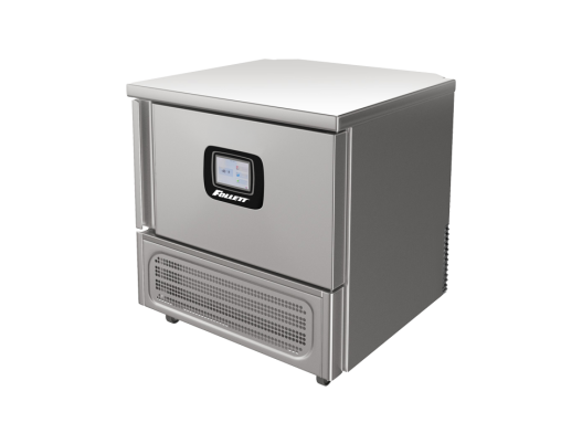 5 tray blast chiller reach in facing left