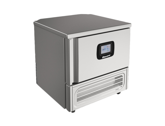 5 tray blast chiller reach in facing right