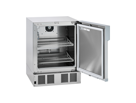 Infinity Series REF5i with door open showing two shelves