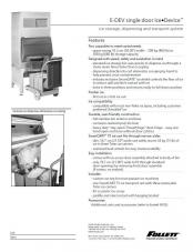 Single door Ice DevIce chuted bin and cart system