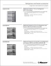 Accessories for Upright Refrigerators and Freezers