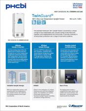 TwinGuard Series Ultra-low temperature upright freezer - 18.6 cu ft capacity
