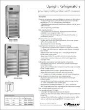 Upright Pharmacy Refrigerators with Drawers