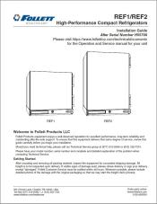 REF1 and REF2 Installation Guide for units above serial number H55798