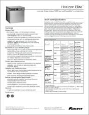 Horizon Elite Chewblet ice machine - remote 3-phase condensing 1400 series