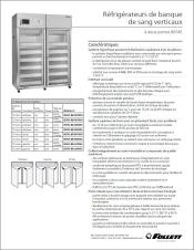 REF45 Upright Double Door Blood Bank  Refrigerator (French)