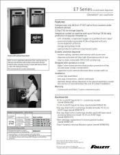 E7 Series countertop ice and water dispensers