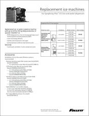 Replacement ice machines for Symphony Plus 414 series ice and water dispensers