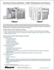 Cleaning Products Guidelines for Refrigerators and Freezers