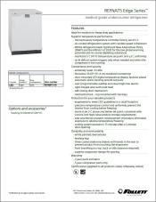 REFNAT5 Edge Series Undercounter Medical-Grade Refrigerator