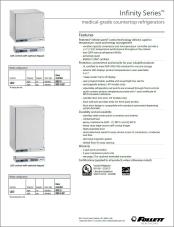 REF1i and REF2i Infinity Series Countertop Medical-Grade Refrigerators
