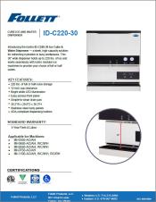 High Capacity Ice and Water Dispenser ID-C220-30