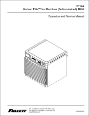 Horizon Elite™ D714A Ice Machine, Self-contained, R290