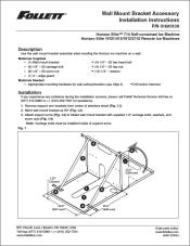 Horizon Elite Wall Mount Bracket Accessory Installation Instructions