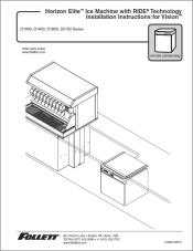 Horizon Elite R449a Ice Machines with Remote Condensers RIDE Installation Instructions for Vision Dispenser Applications