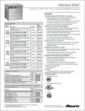 Horizon Elite Chewblet Ice Machine - remote condensing 1012, 1412, 1811, 1812, 2112 series