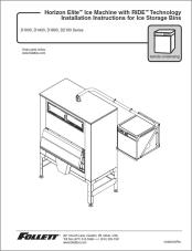 Horizon Elite R449a Ice Machines with Remote Condensers RIDE Installation Instructions for Ice Storage Bin Applications
