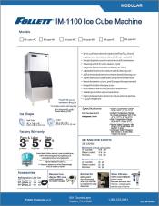 IM-1100 Modular Cube Ice Machine