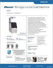 IM-0350 Modular Cube Ice Machine, 22"