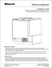 ID50X Ice Dispenser Installation Guide